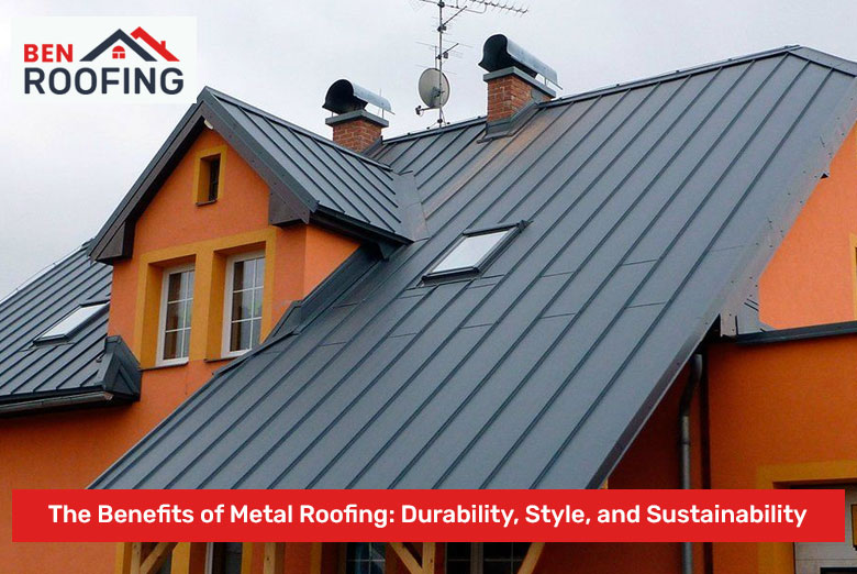 House with sleek metal roof showcasing durability and style.